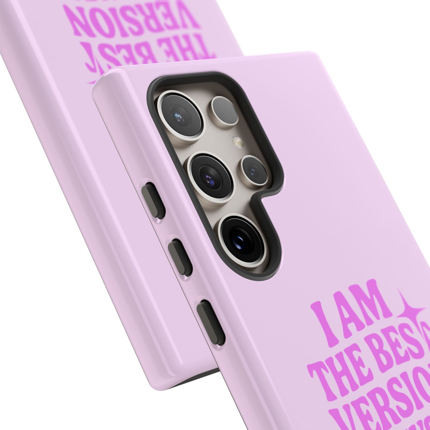I Am The Best Version Of Myself - Coque Samsung (rose)