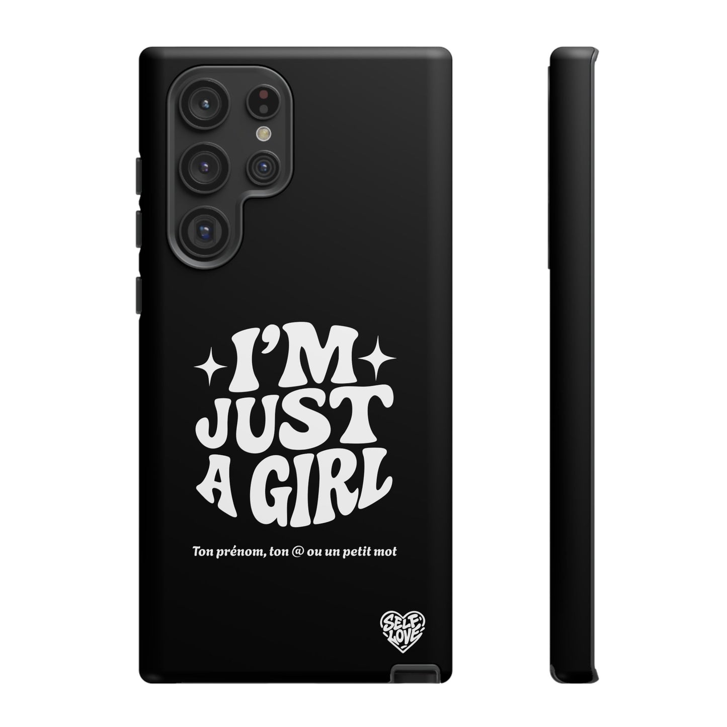Im Just A Girl - Coque Samsung (noir)