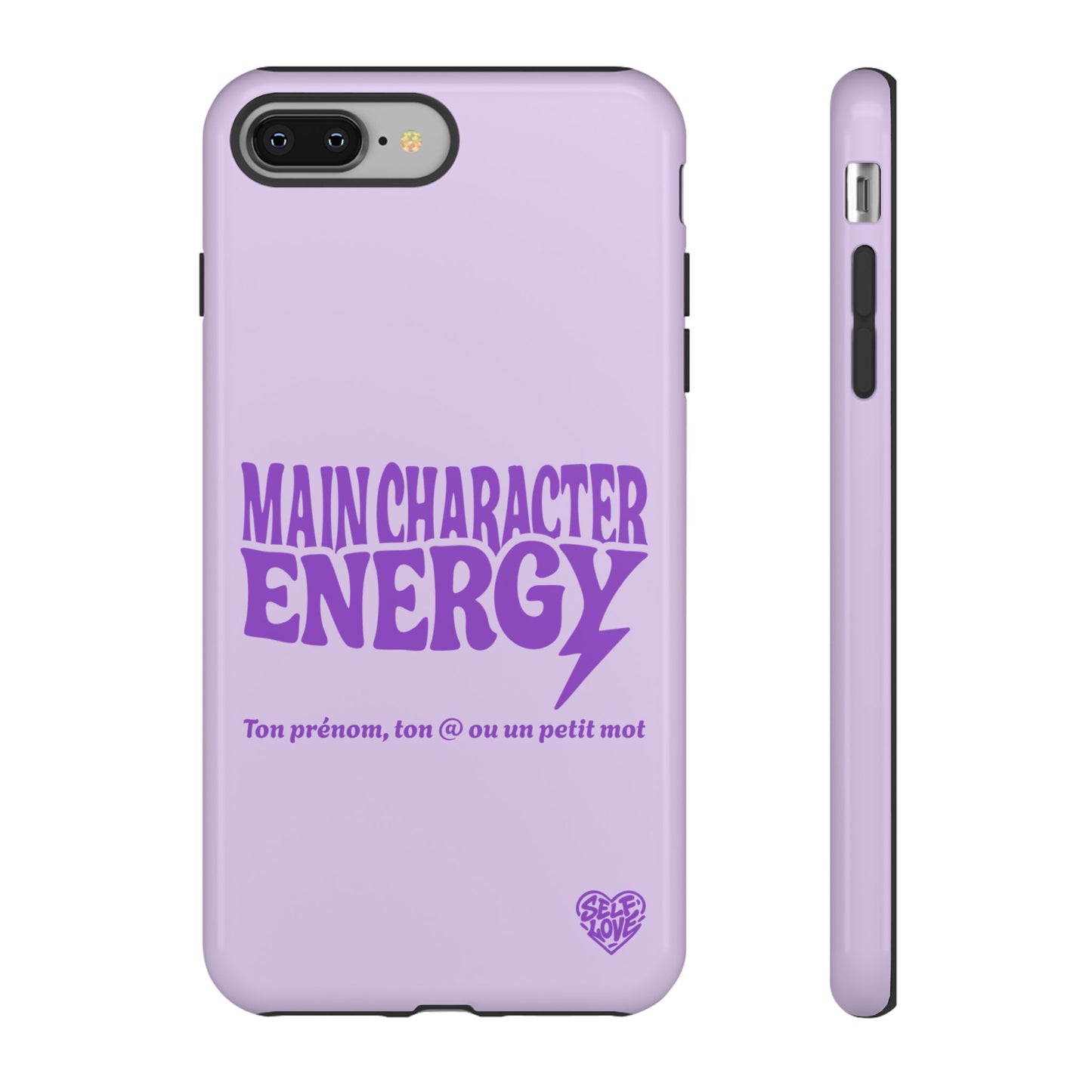 Main Character Energy - Coque iPhone (violet)