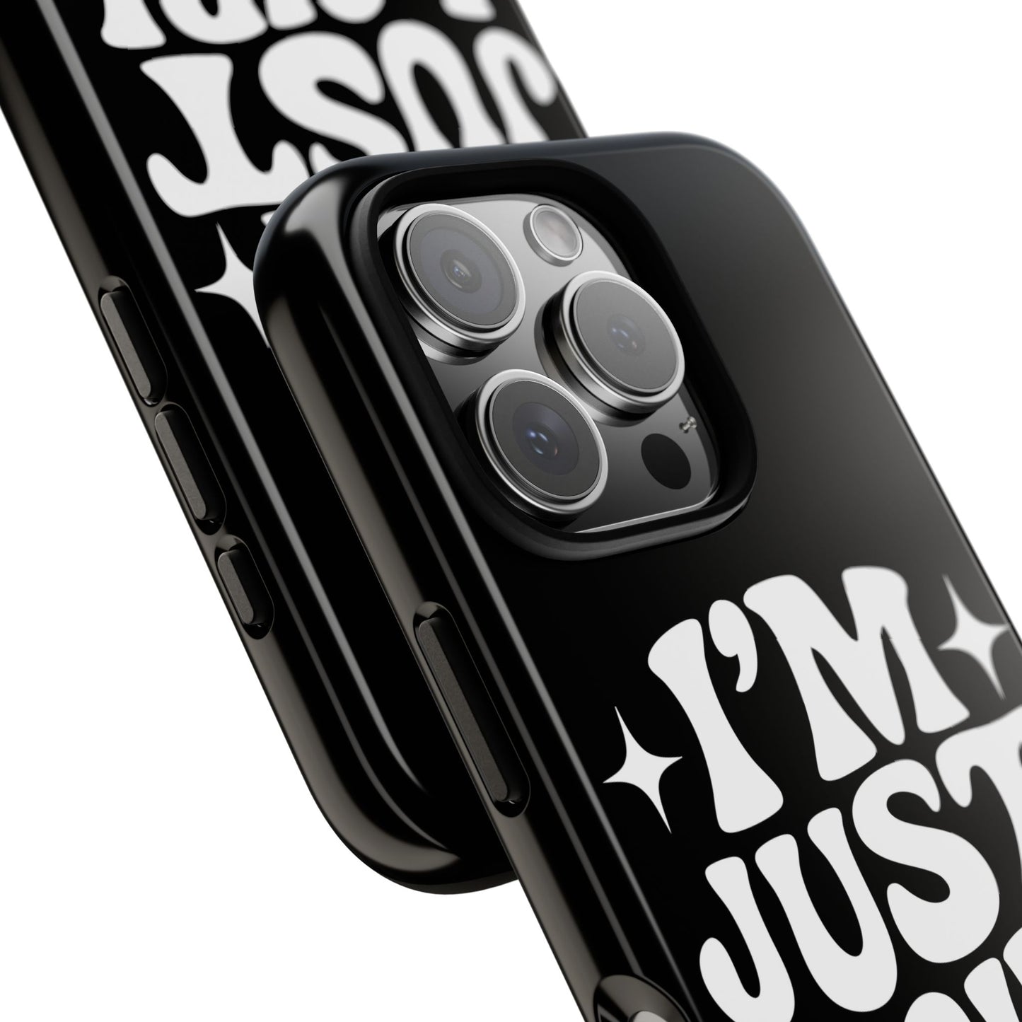 Im Just A Girl - Coque iPhone (noir)