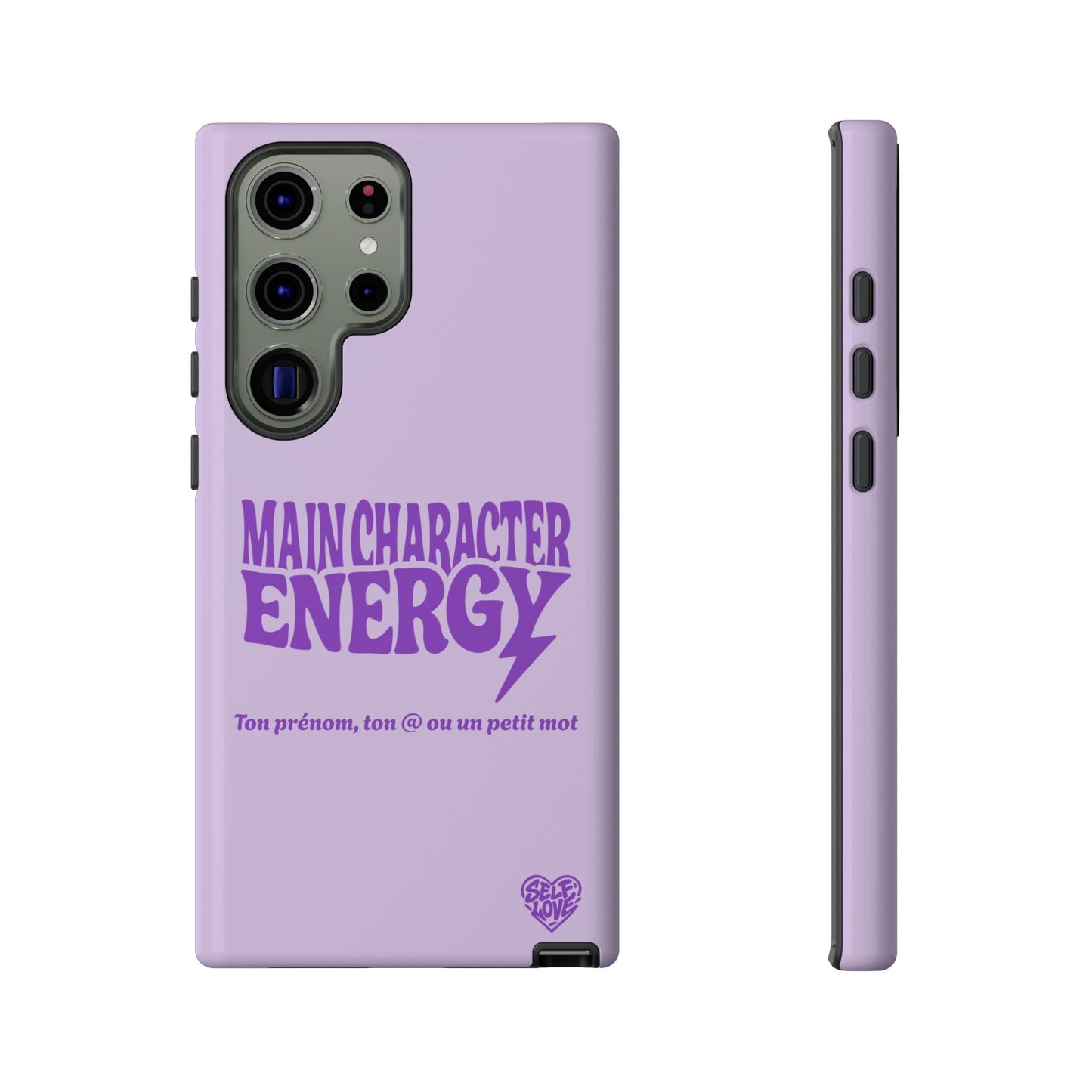 Main Character Energy - Coque Samsung (violet)
