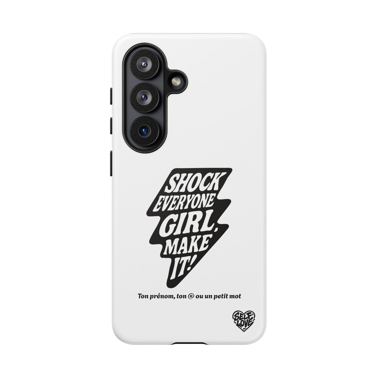 Shock Everyone - Coque Samsung (blanc)
