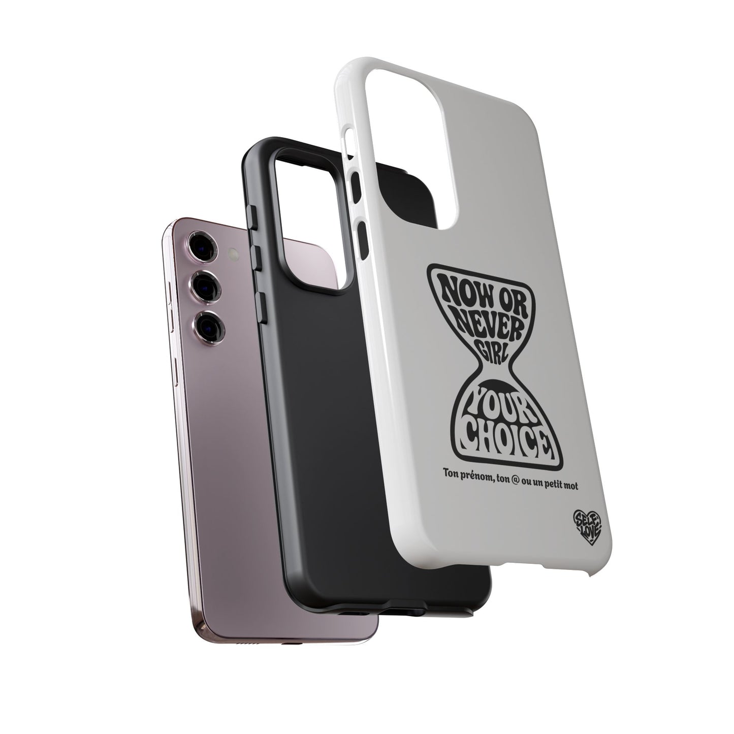 Now Or Never Girl - Coque Samsung (blanc)