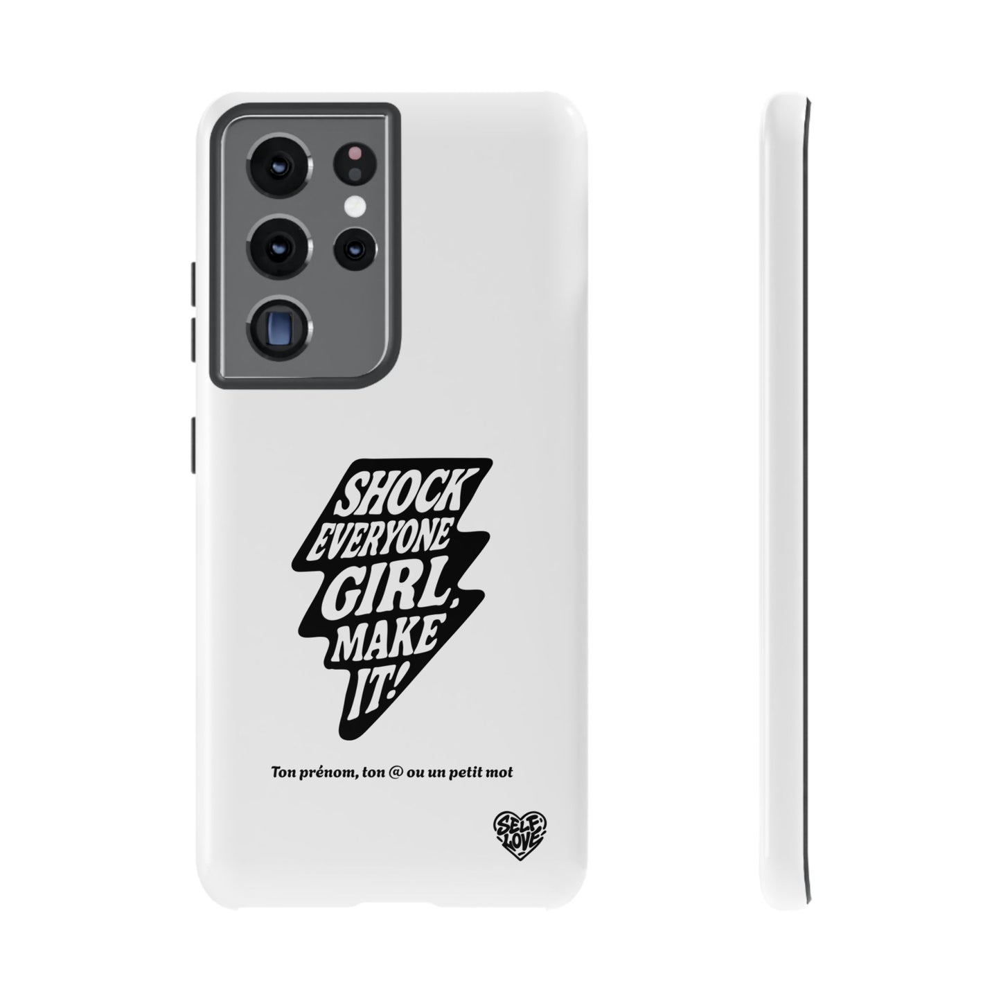 Shock Everyone - Coque Samsung (blanc)