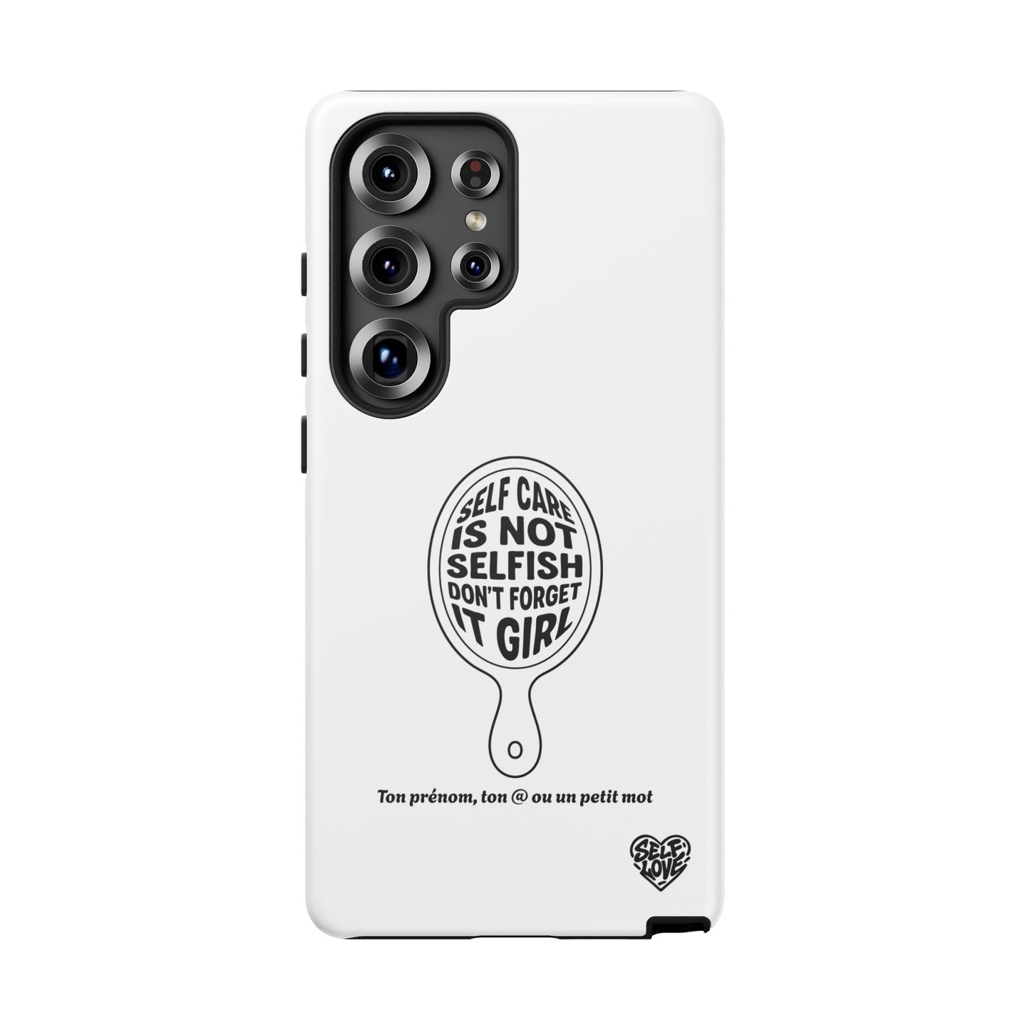 Self Care - Coque Samsung (blanc)