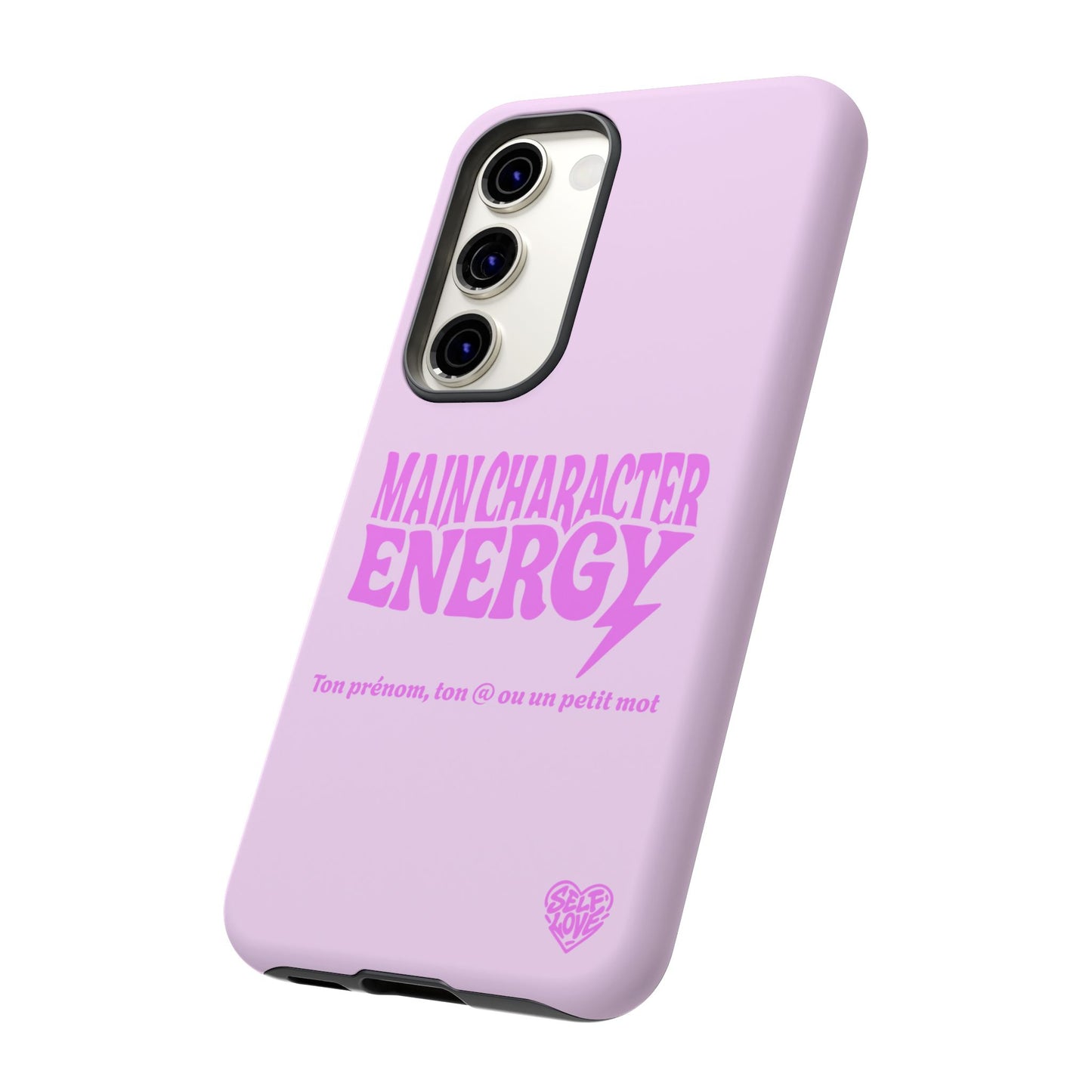 Main Character Energy - Coque Samsung (rose)