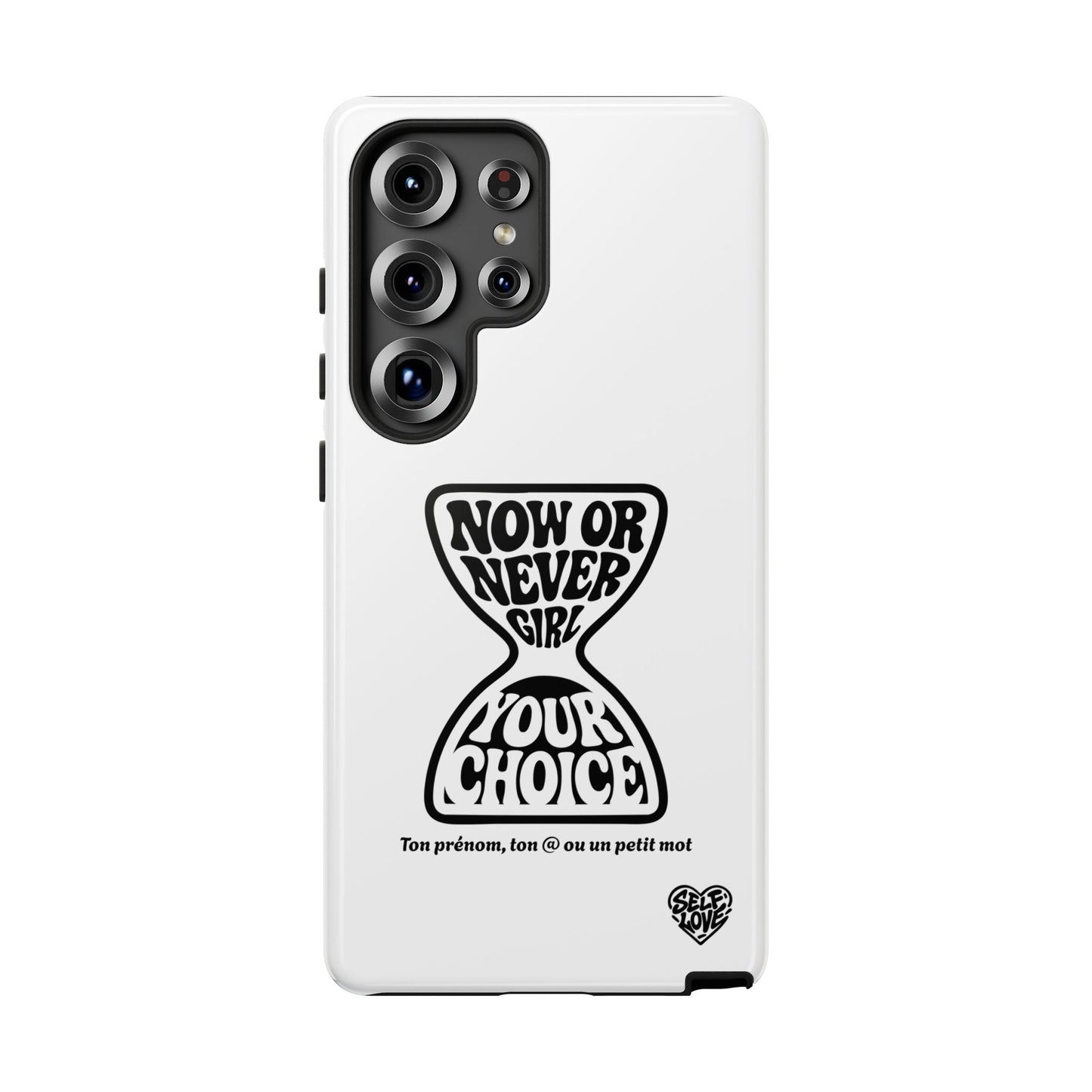 Now Or Never Girl - Coque Samsung (blanc)