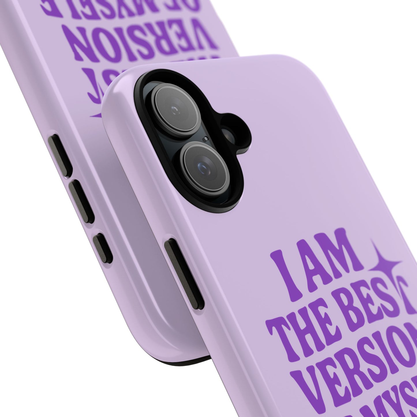 I Am The Best Version Of Myself - Coque iPhone (violet)