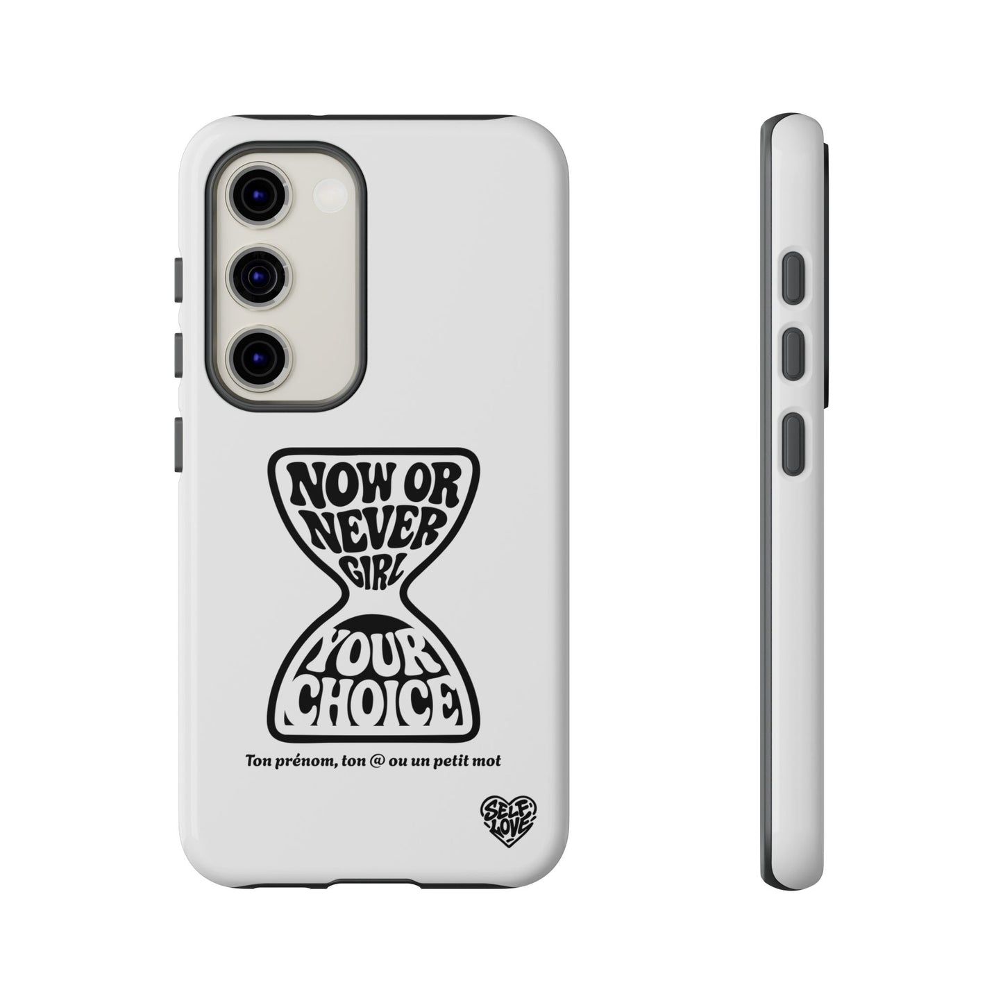 Now Or Never Girl - Coque Samsung (blanc)