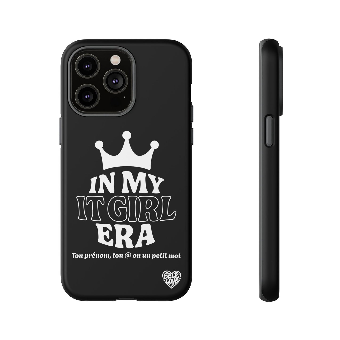 In My It Girl Era - Coque iPhone (noir)