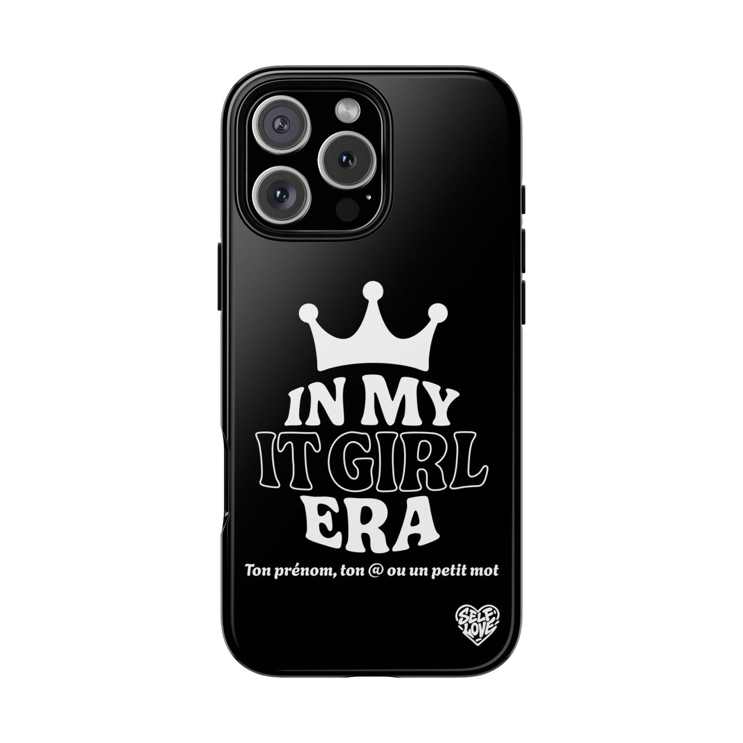 In My It Girl Era - Coque iPhone (noir)