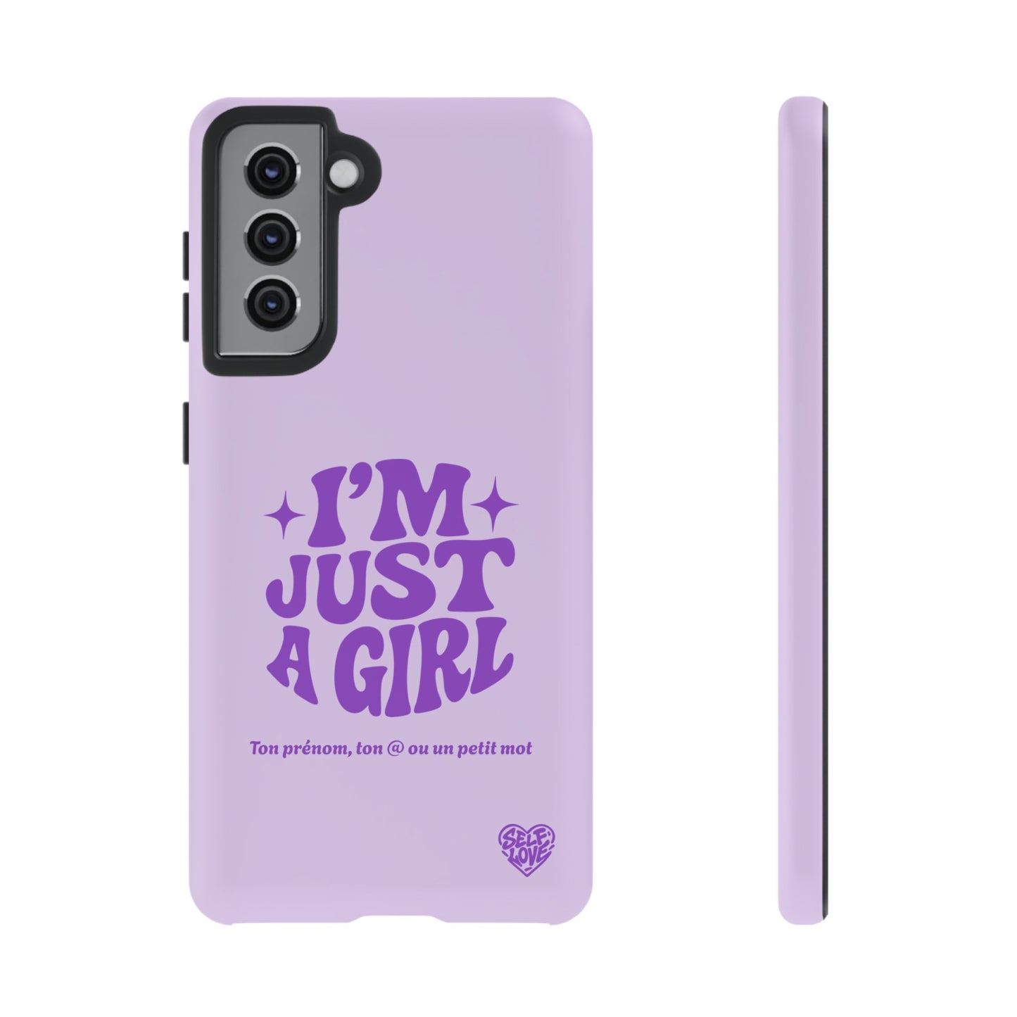 Im Just A Girl - Coque Samsung (violet)