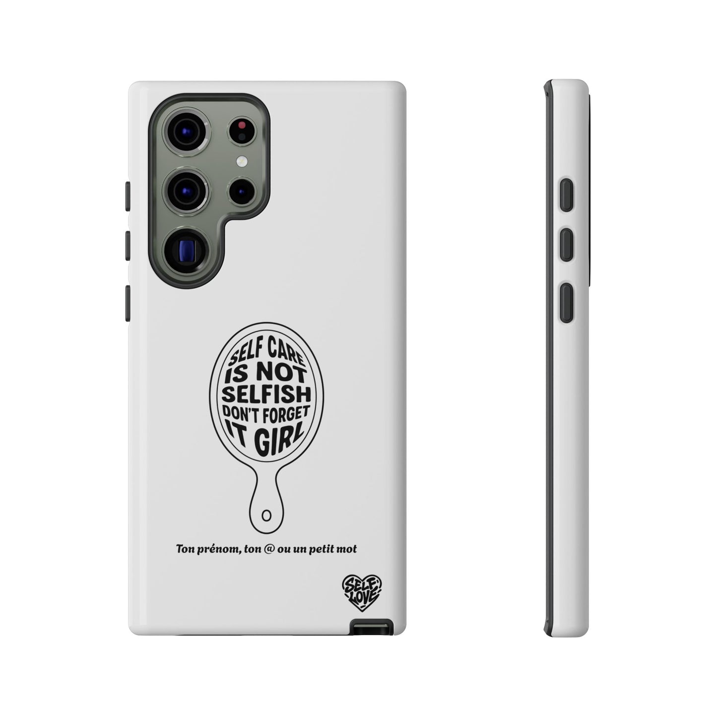 Self Care - Coque Samsung (blanc)