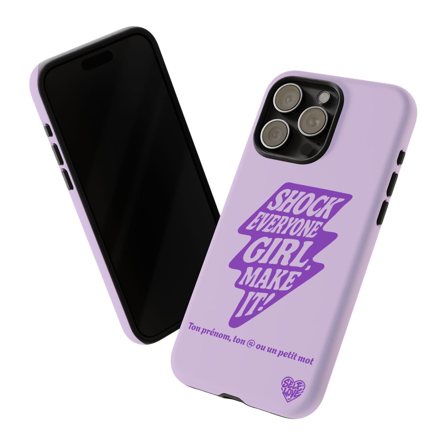Shock Everyone - Coque iPhone (violet)