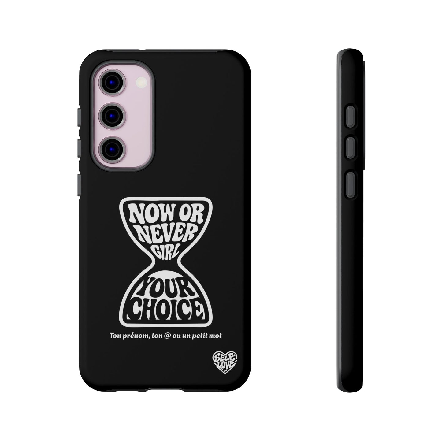 Now Or Never Girl - Coque Samsung (noir)