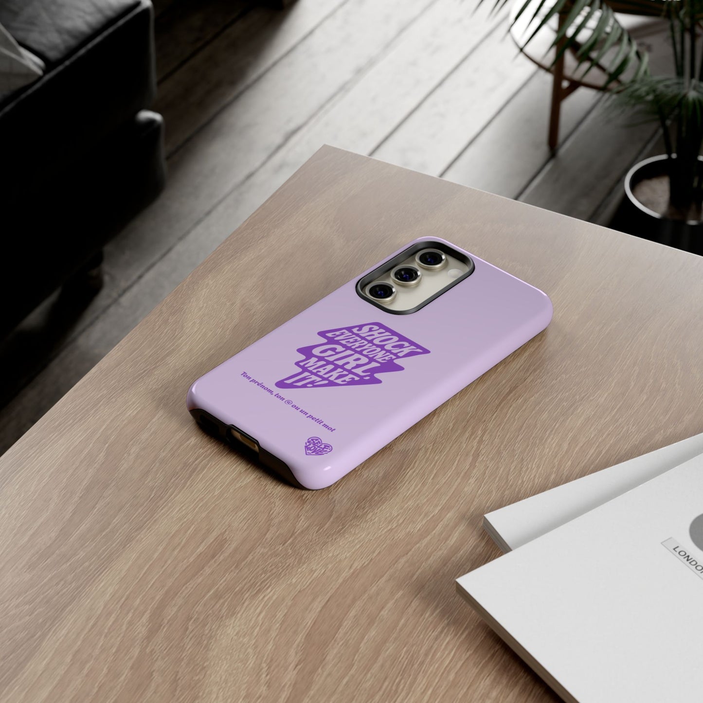 Shock Everyone - Coque Samsung (violet)