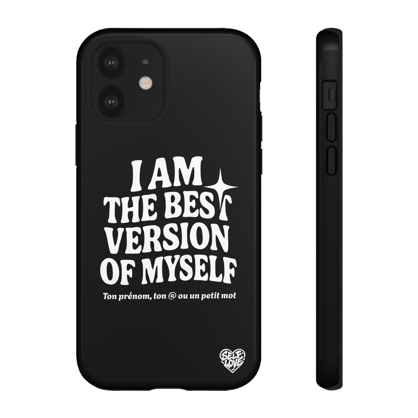 I Am The Best Version Of Myself - Coque iPhone (noir)