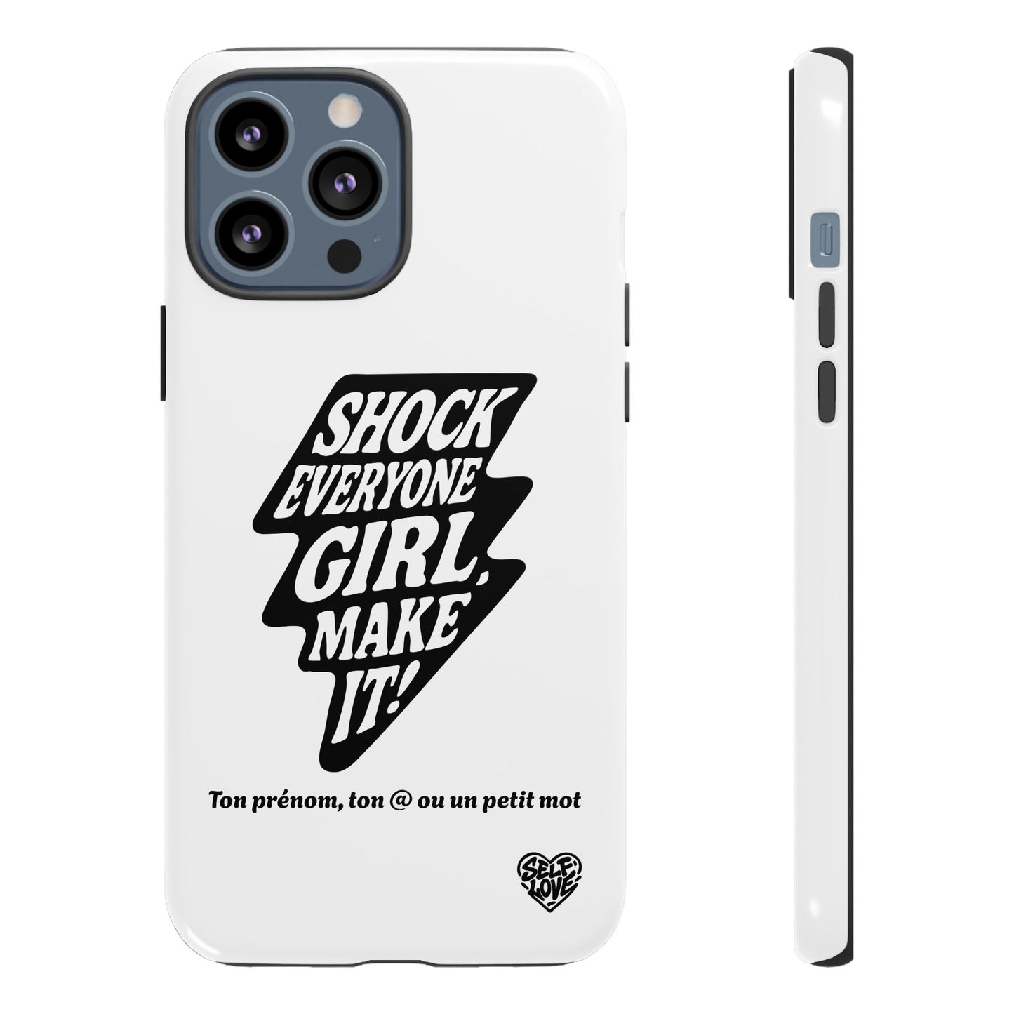 Shock Everyone - Coque iPhone (blanc)