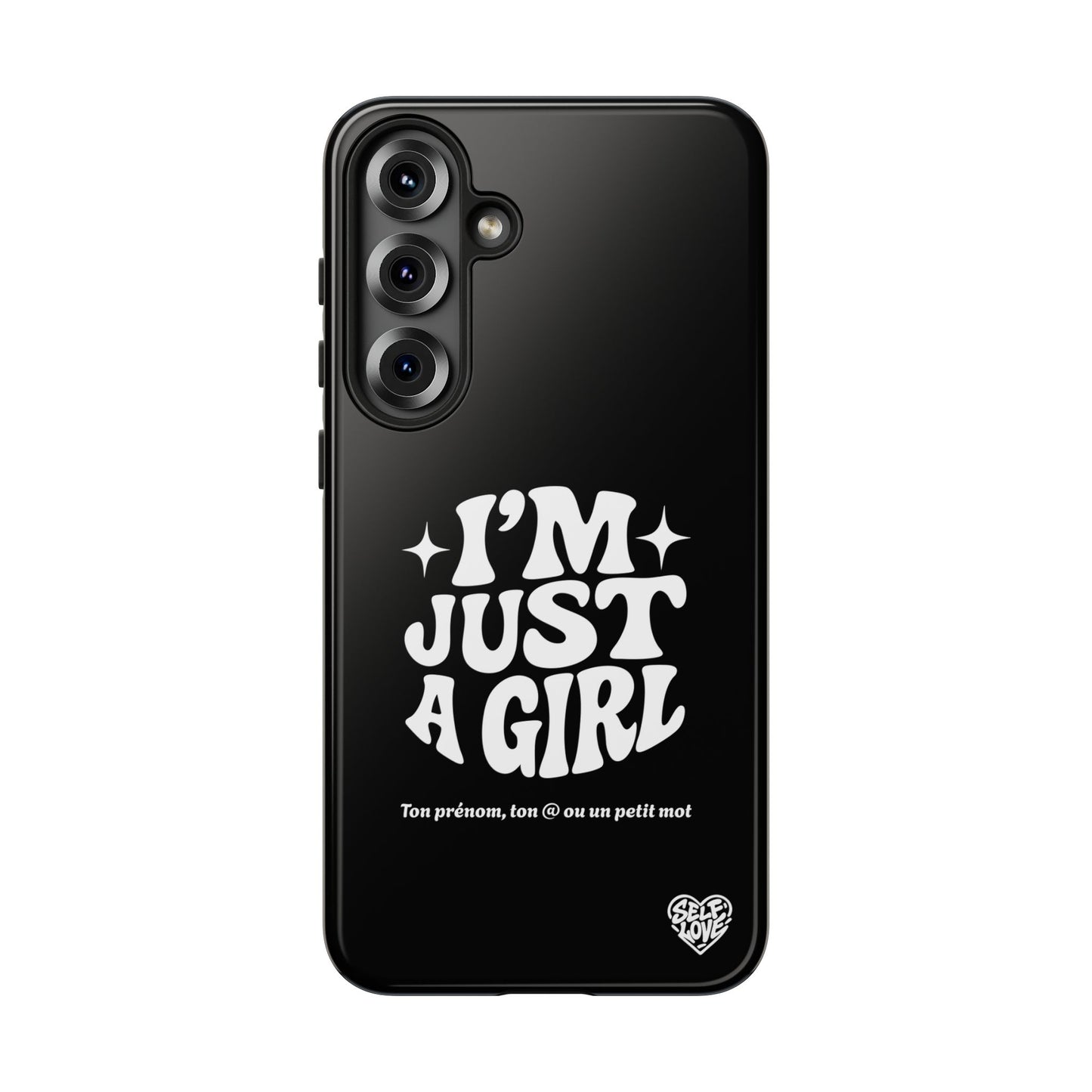Im Just A Girl - Coque Samsung (noir)