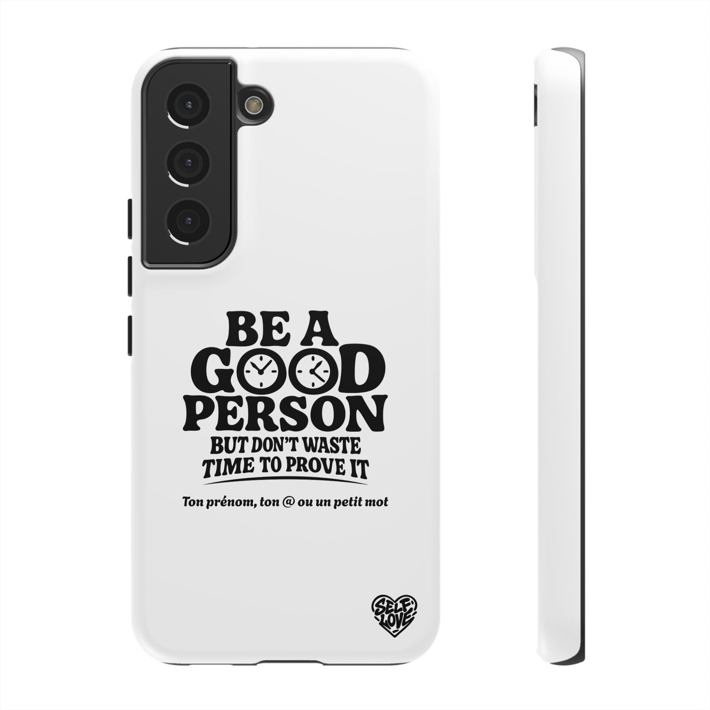Be A Good Person - Coque Samsung (blanc)