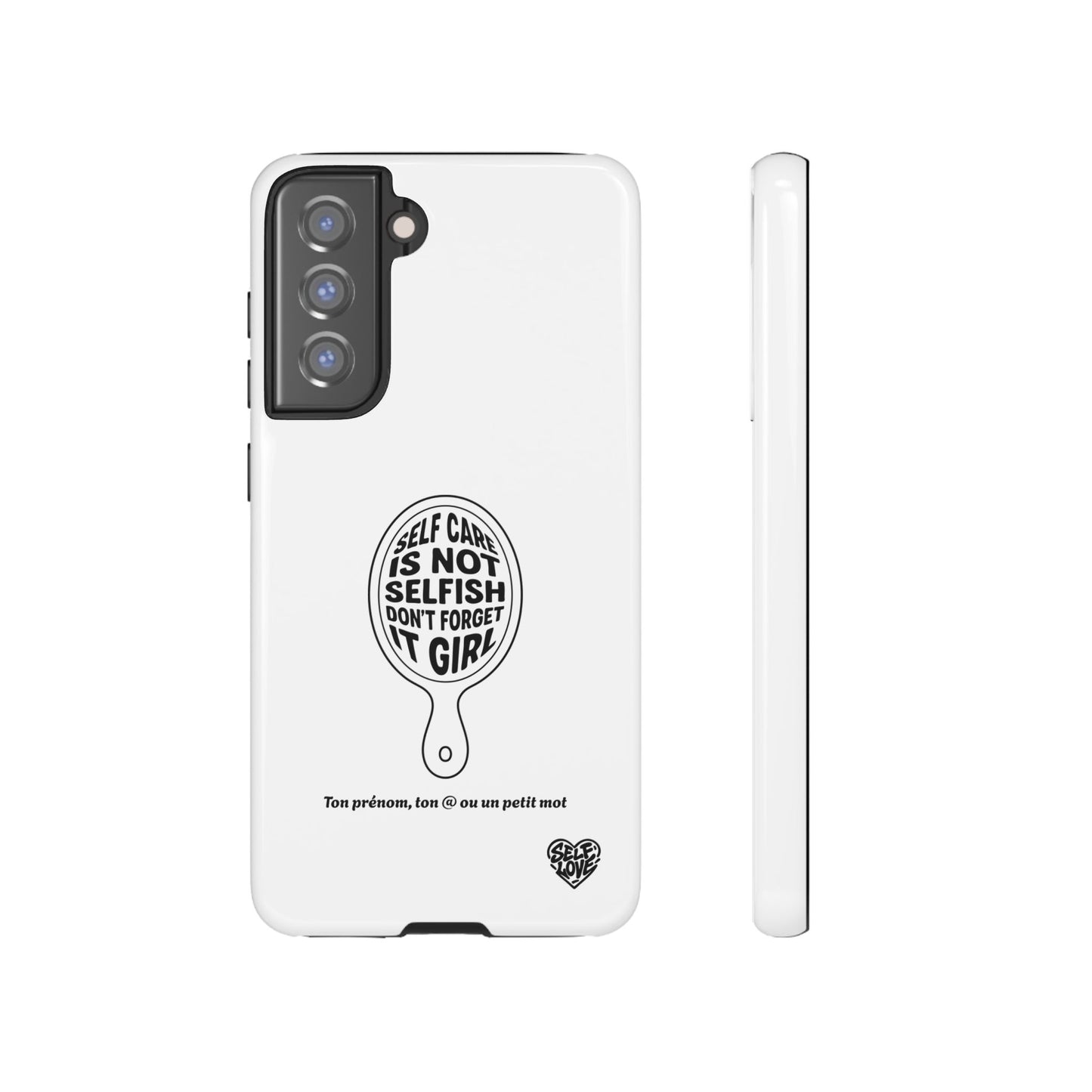 Self Care - Coque Samsung (blanc)