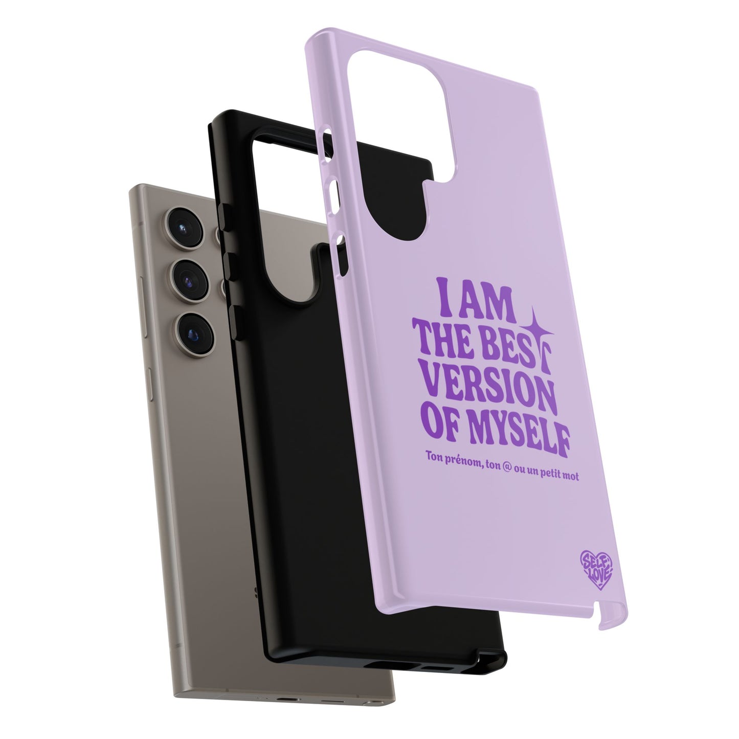 I Am The Best Version Of Myself - Coque Samsung (violet)
