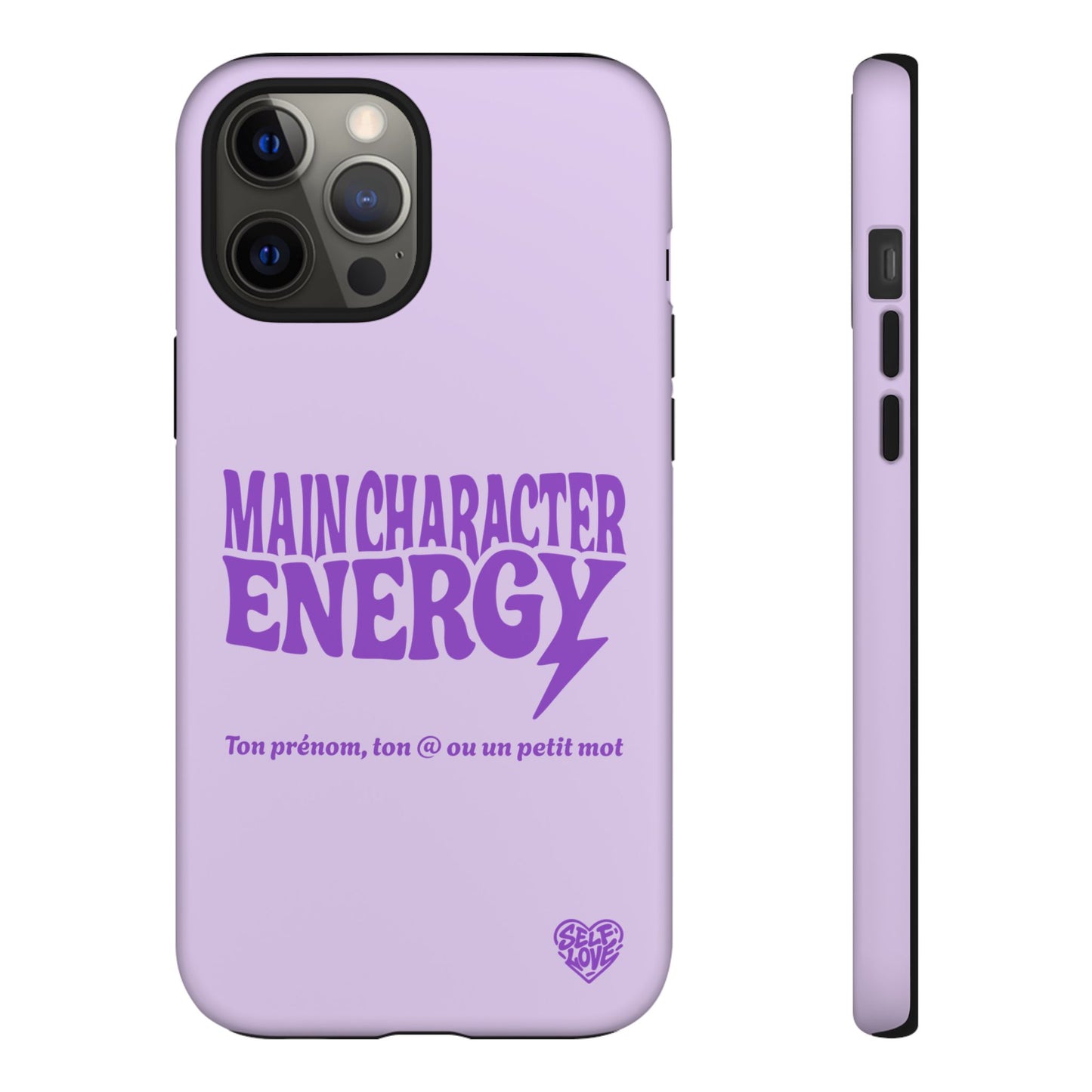 Main Character Energy - Coque iPhone (violet)