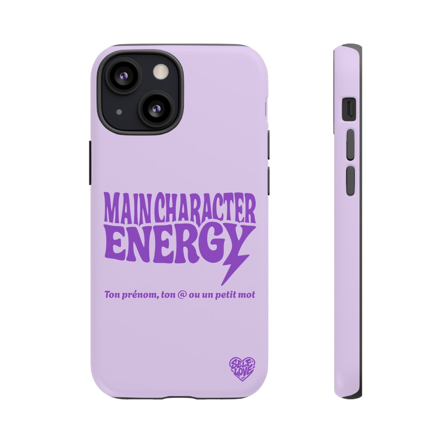 Main Character Energy - Coque iPhone (violet)