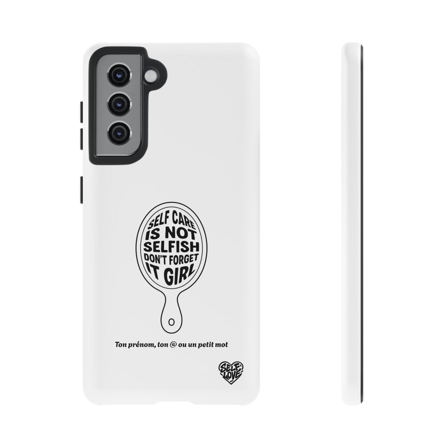 Self Care - Coque Samsung (blanc)