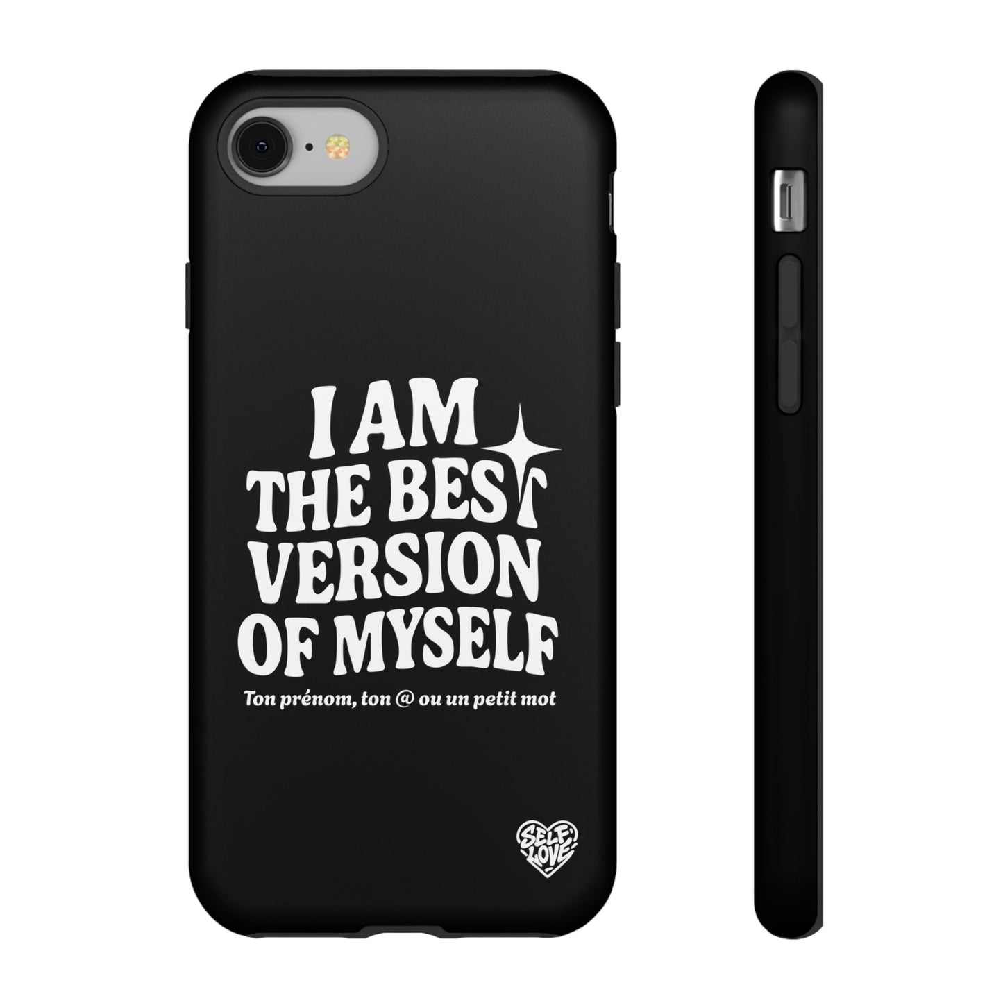 I Am The Best Version Of Myself - Coque iPhone (noir)