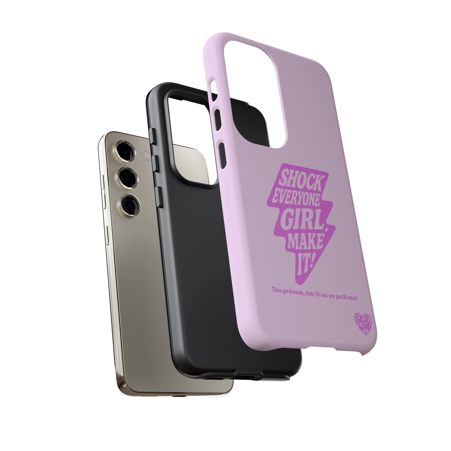 Shock Everyone - Coque Samsung (rose)