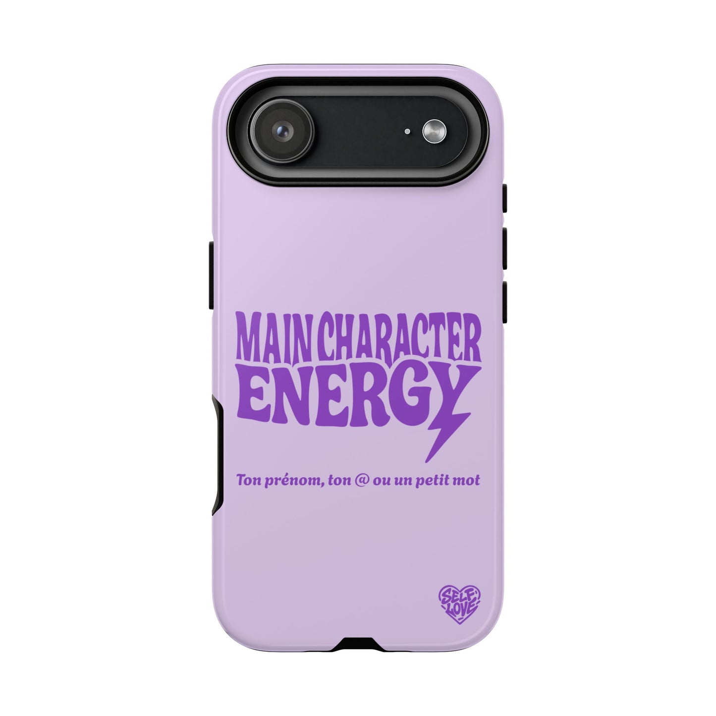 Main Character Energy - Coque iPhone (violet)