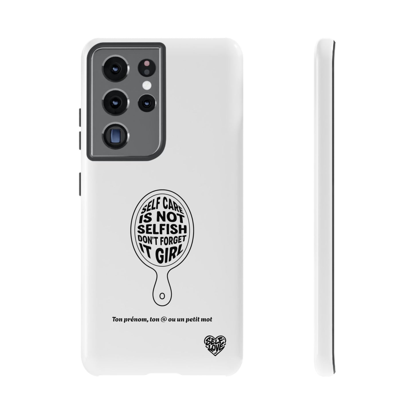 Self Care - Coque Samsung (blanc)
