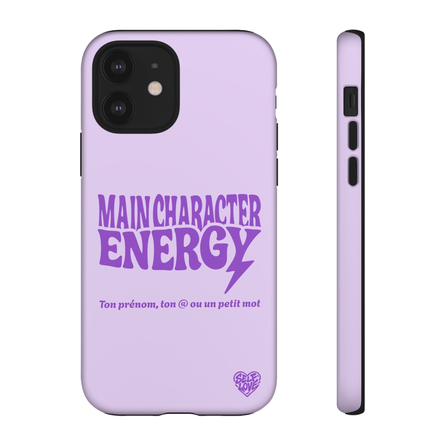 Main Character Energy - Coque iPhone (violet)