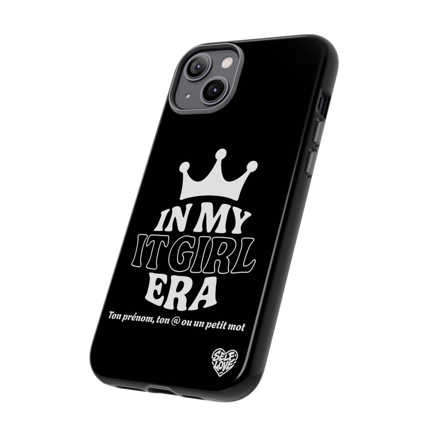 In My It Girl Era - Coque iPhone (noir)