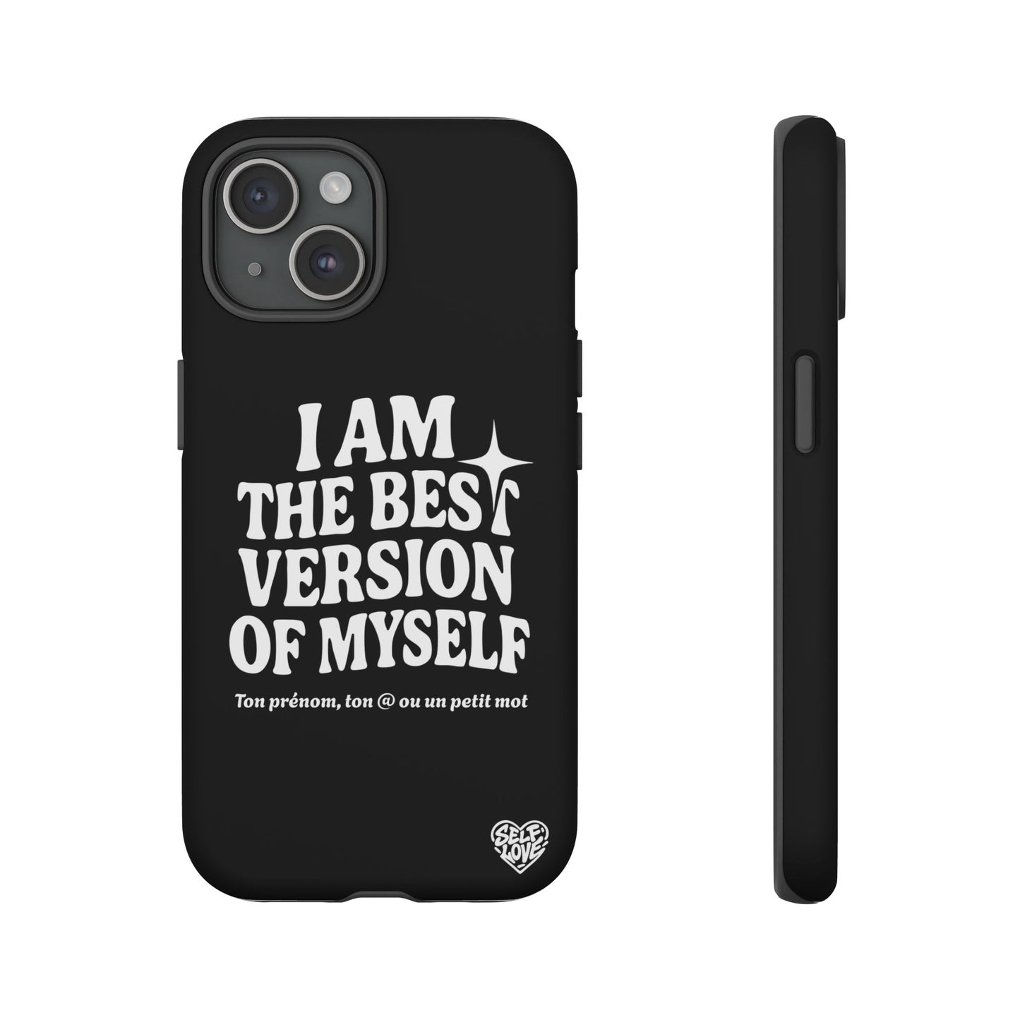 I Am The Best Version Of Myself - Coque iPhone (noir)