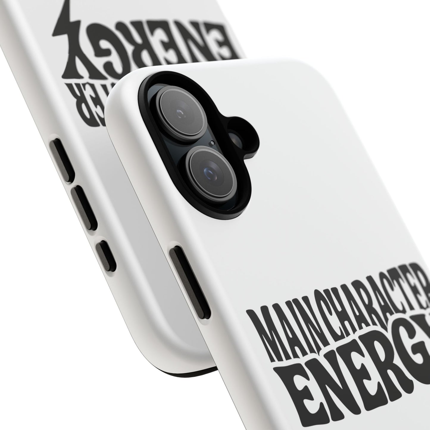 Main Character Energy - Coque iPhone (blanc)