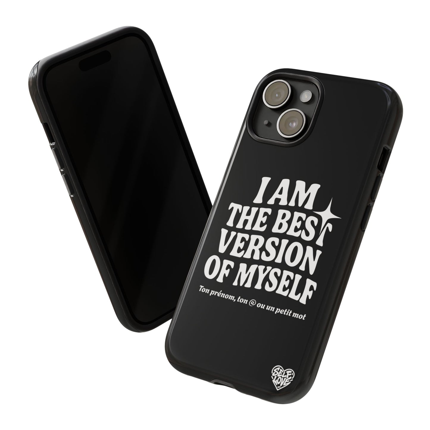 I Am The Best Version Of Myself - Coque iPhone (noir)