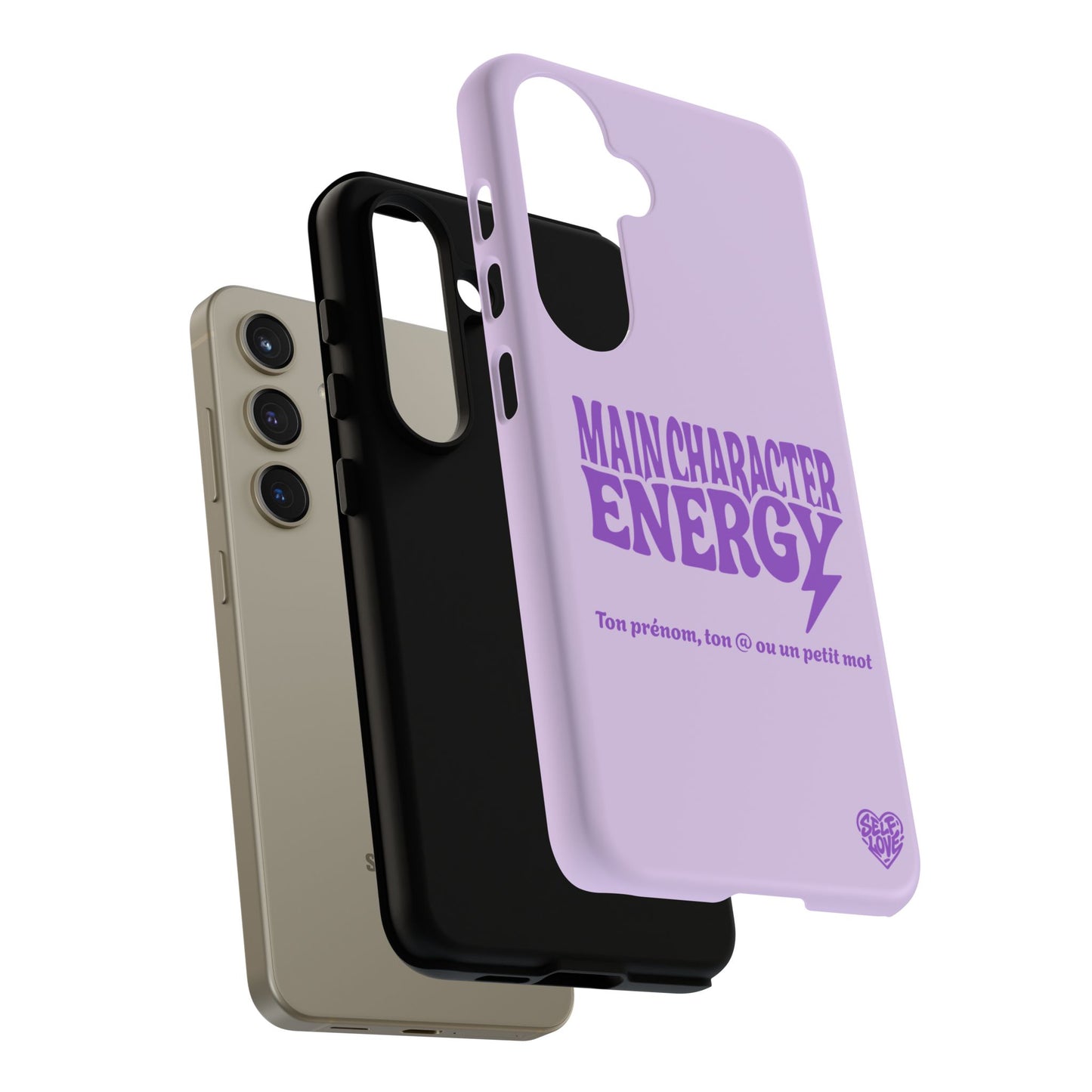 Main Character Energy - Coque Samsung (violet)