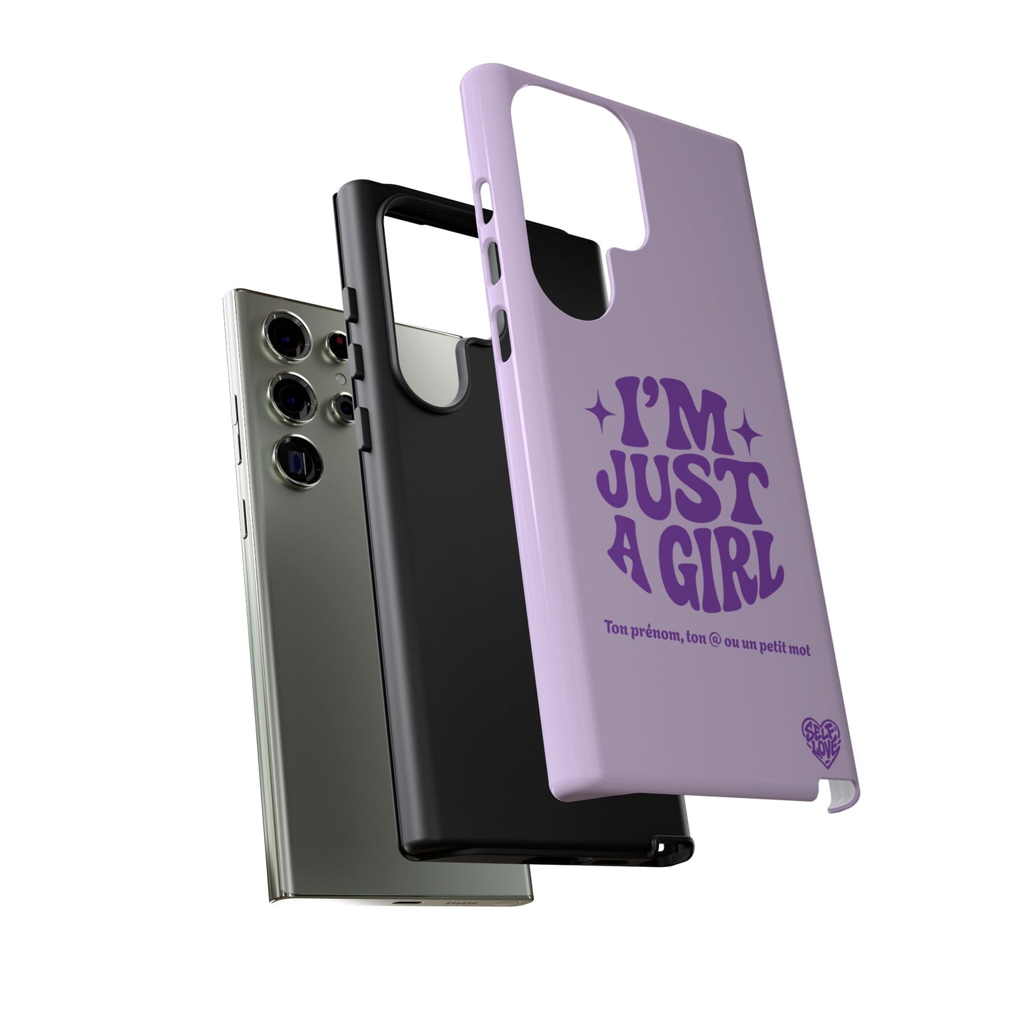 Im Just A Girl - Coque Samsung (violet)