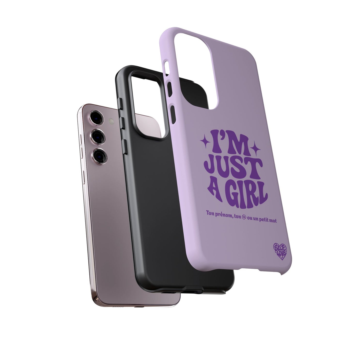 Im Just A Girl - Coque Samsung (violet)