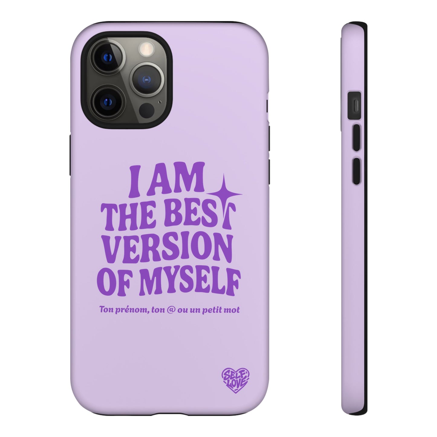 I Am The Best Version Of Myself - Coque iPhone (violet)