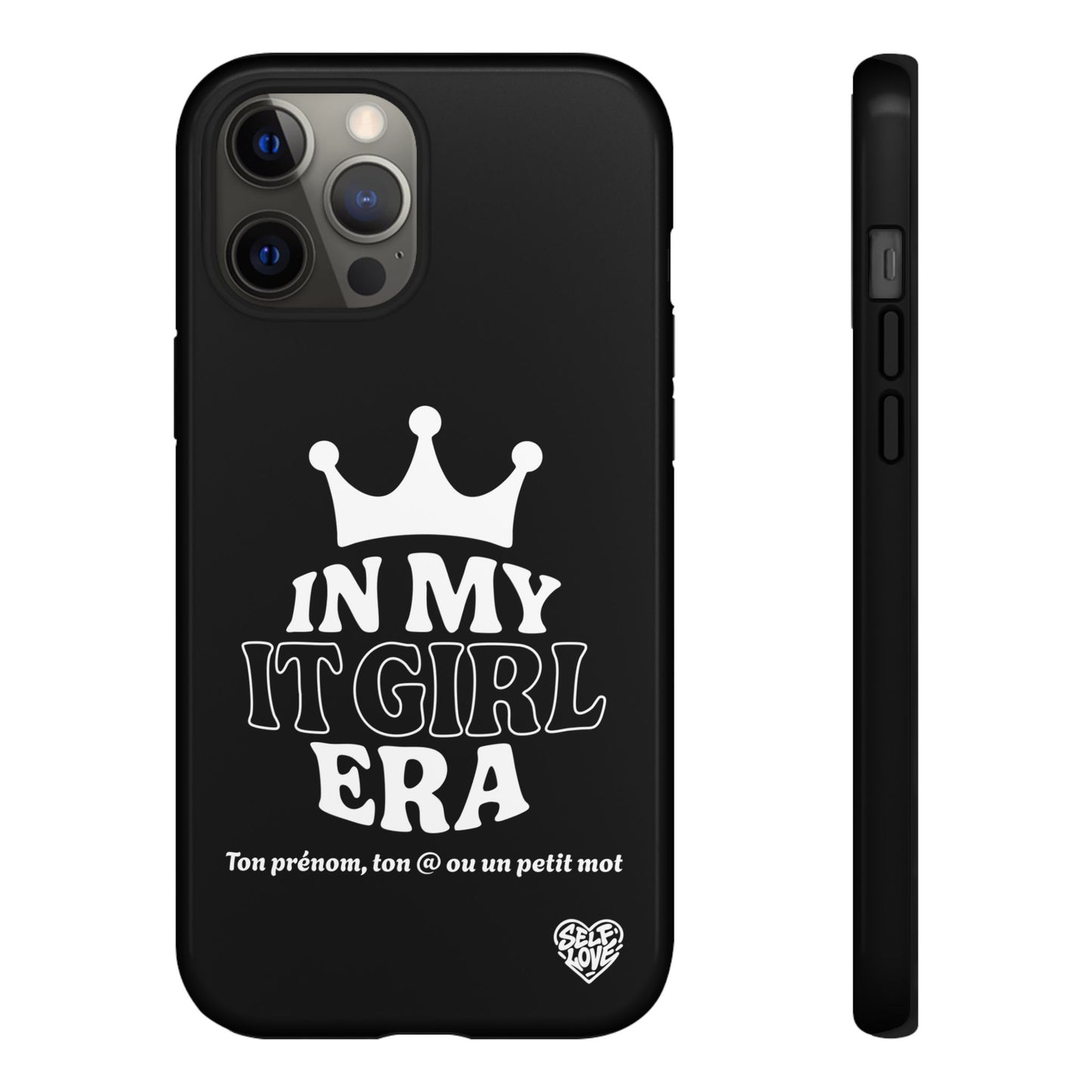 In My It Girl Era - Coque iPhone (noir)
