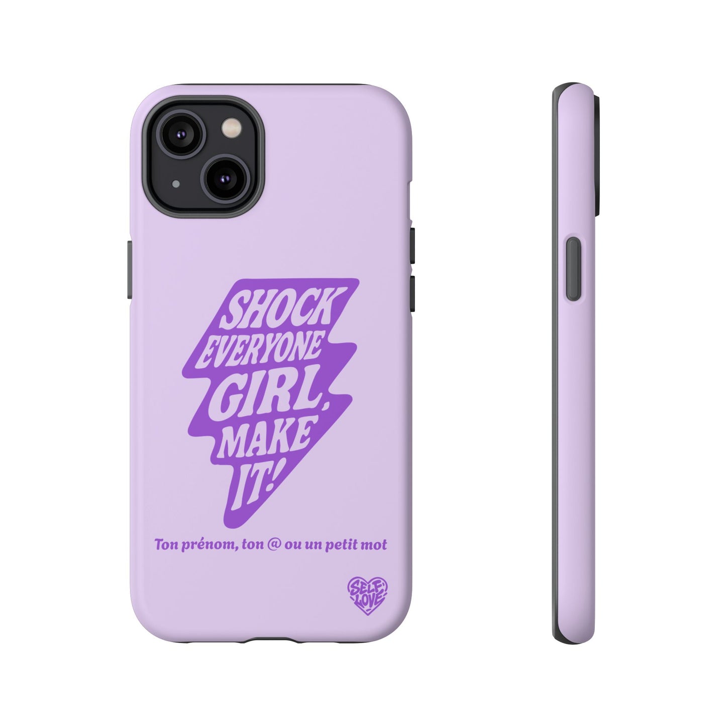 Shock Everyone - Coque iPhone (violet)