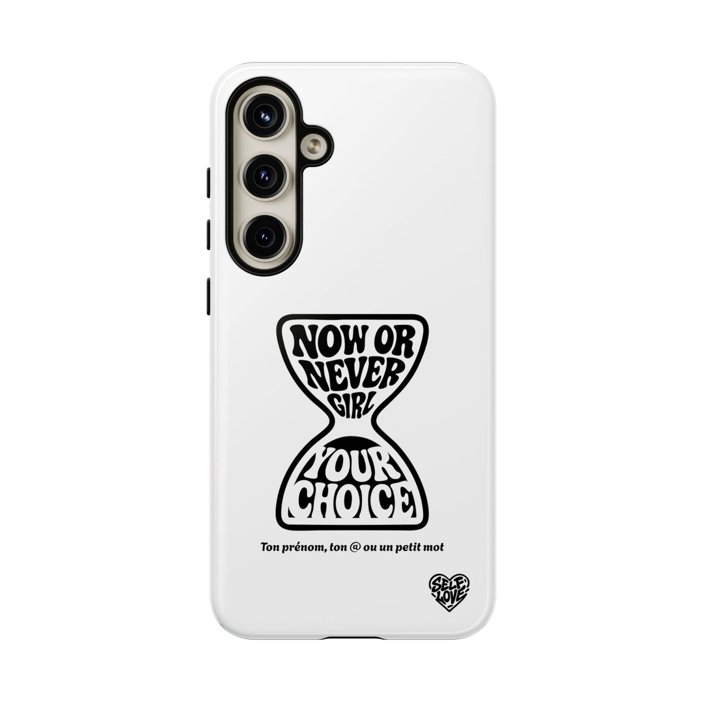Now Or Never Girl - Coque Samsung (blanc)