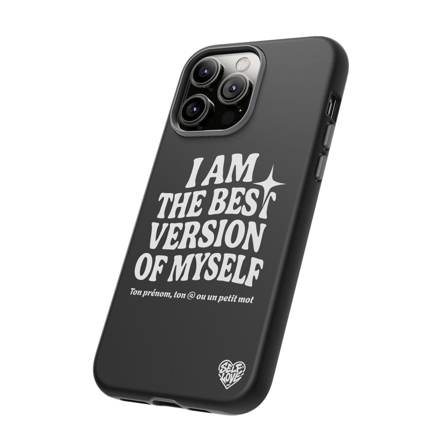 I Am The Best Version Of Myself - Coque iPhone (noir)