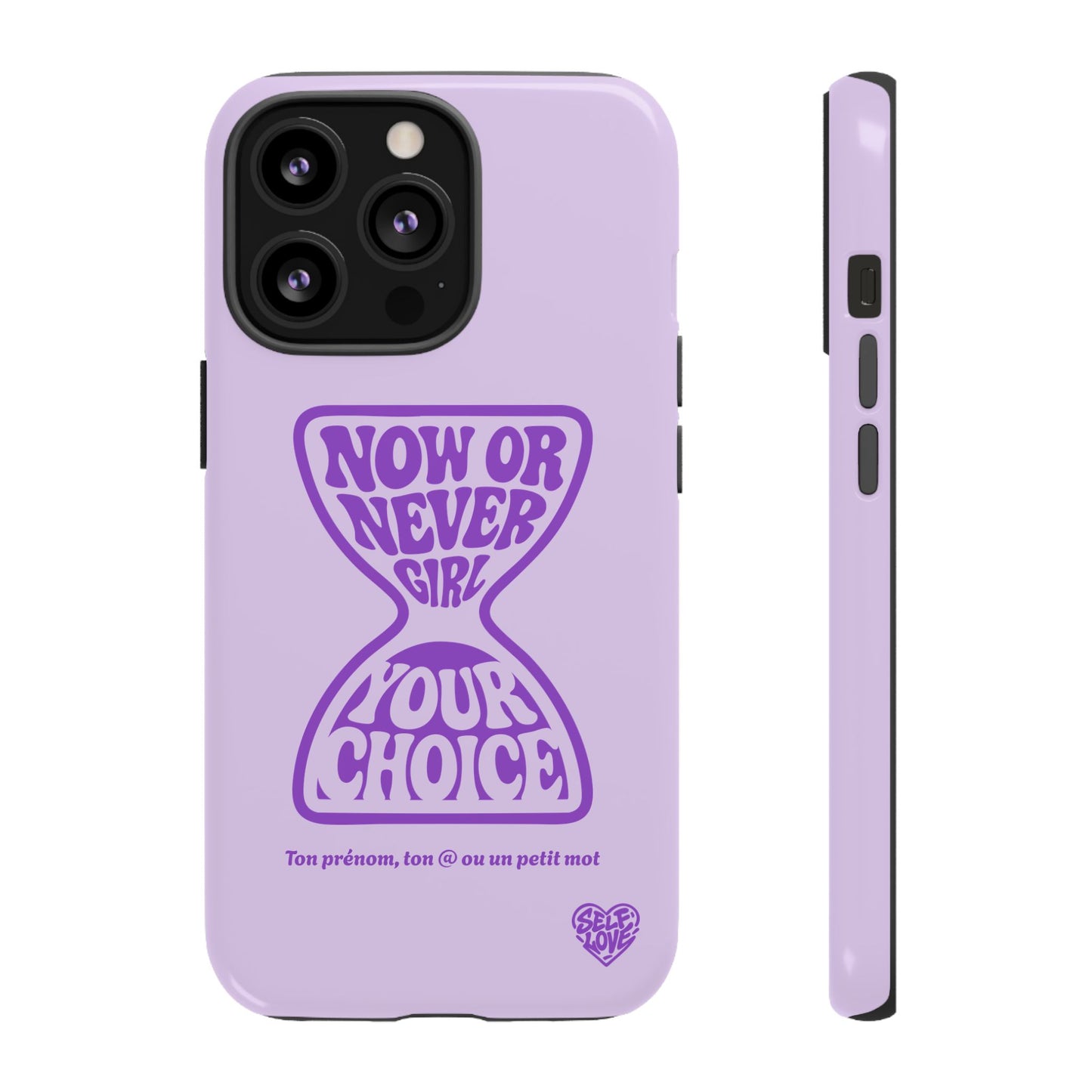 Now Or Never Girl - Coque iPhone (violet)