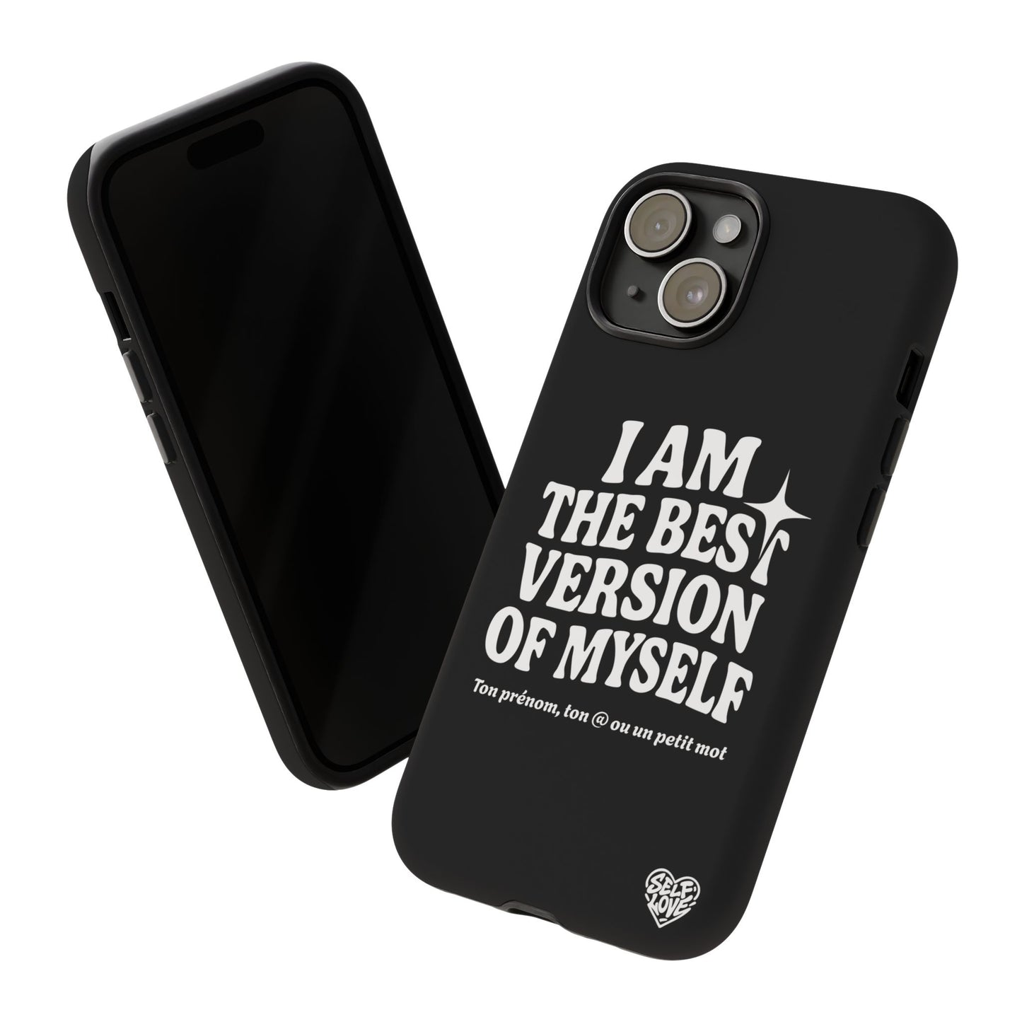 I Am The Best Version Of Myself - Coque iPhone (noir)