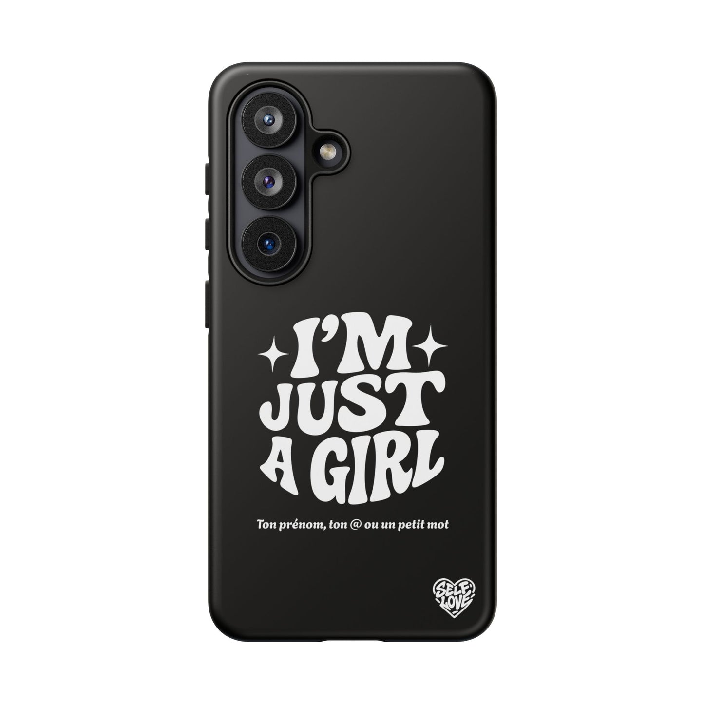 Im Just A Girl - Coque Samsung (noir)
