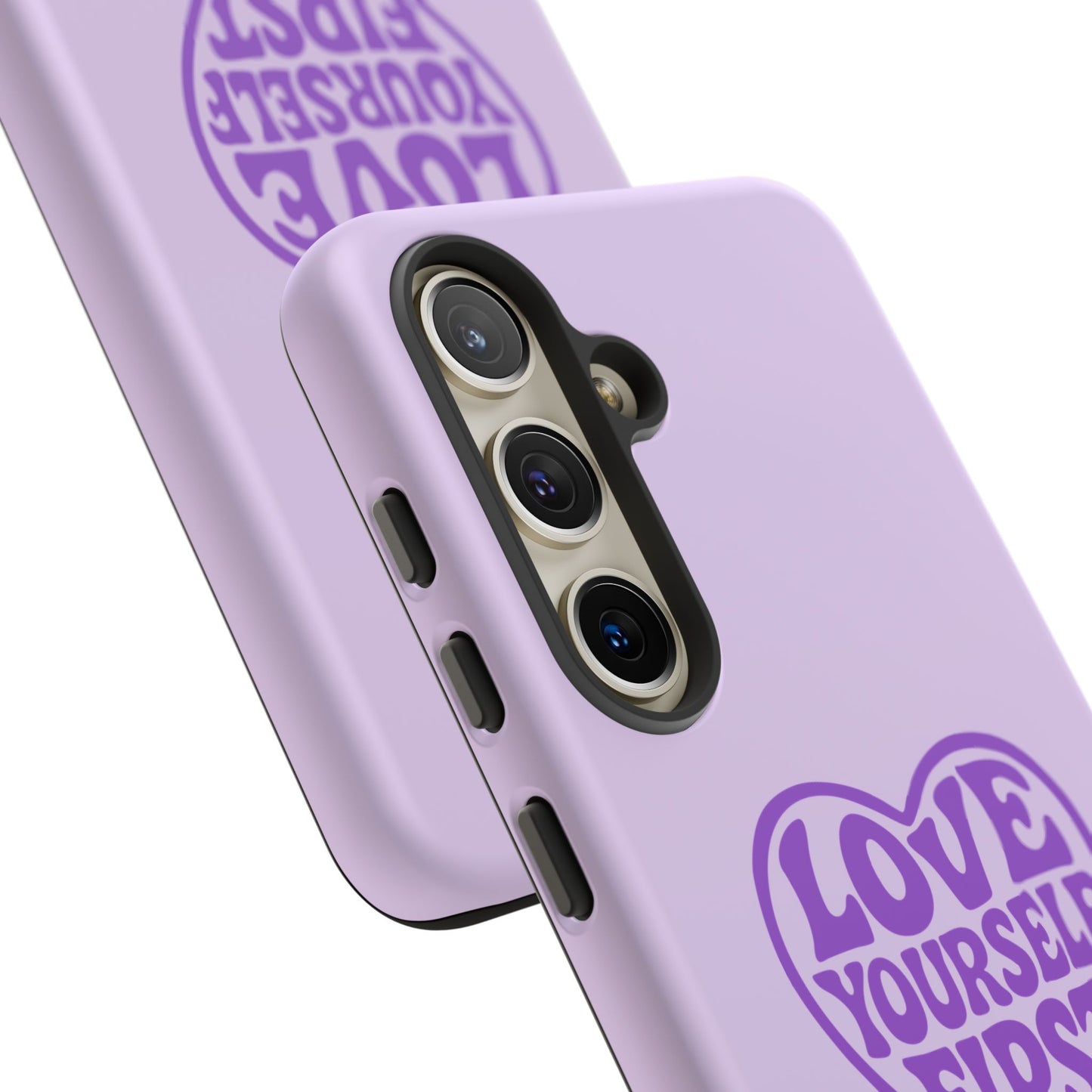 Love Yourself First - Coque Samsung (violet)